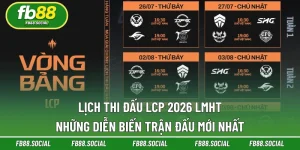 Lịch Thi Đấu LCP 2026 LMHT Và Những Diễn Biến Mới Nhất